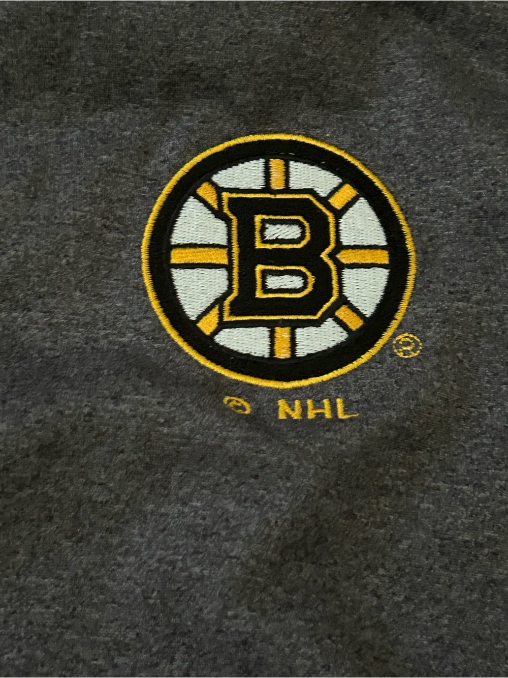 Like New! Boston Bruins NHL Gray Quarter-Zip Men’s Pullover XXL